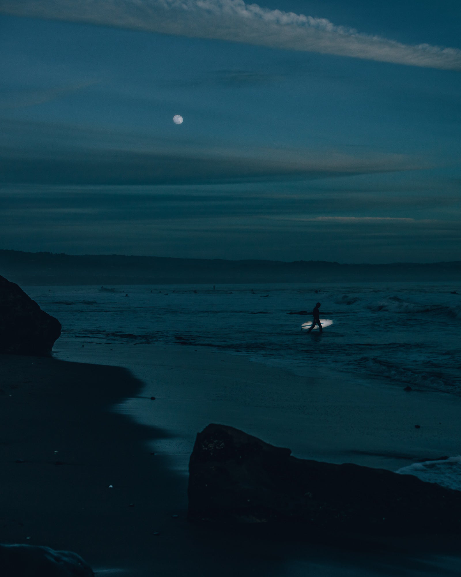 Blue Hour Surfer