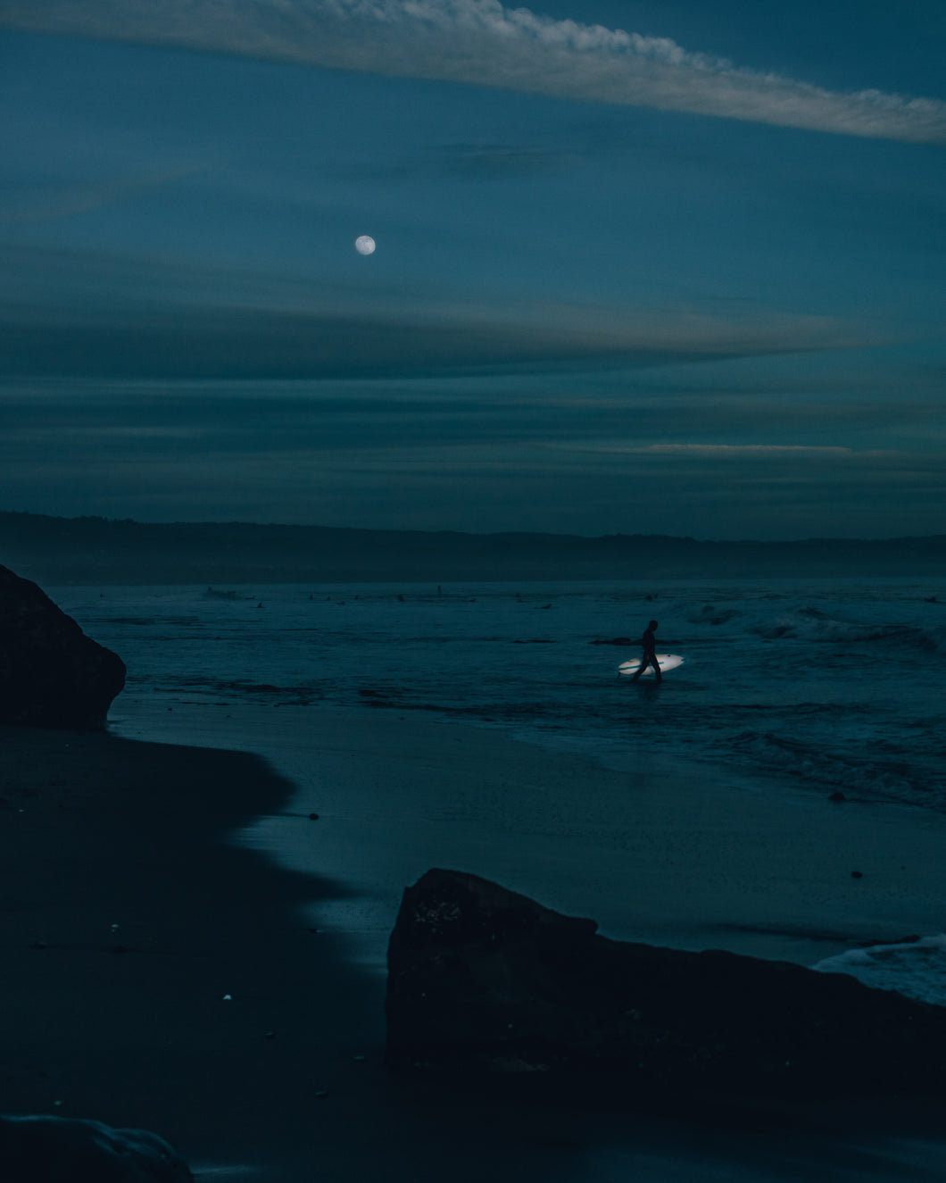 Blue Hour Surfer